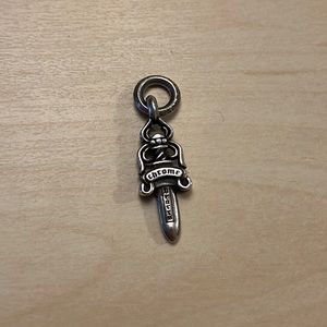 Chrome hearts silver dagger pendant
